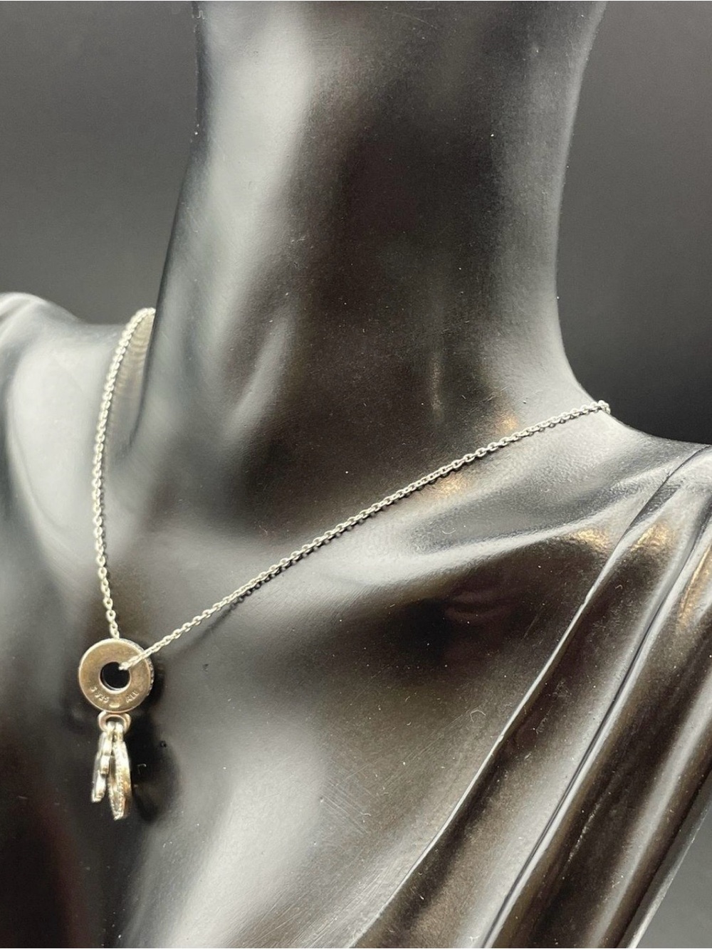 Pandora Sterling Silver Clover Pendant Necklace - Silver View 3